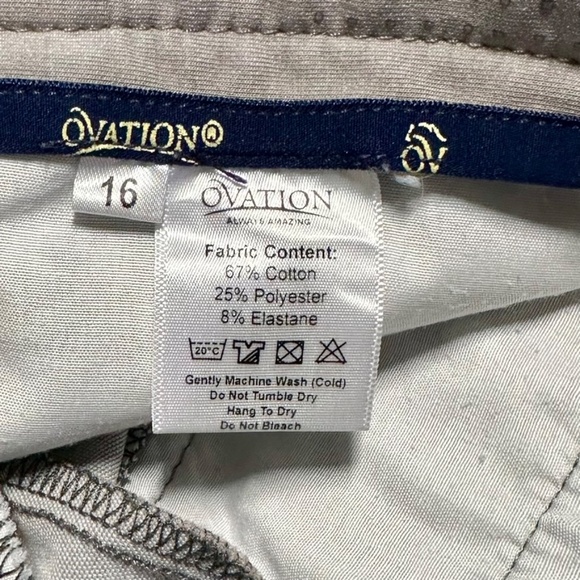 Ovation Equestrian Knee Patch Riding Breeches - Picture 8 of 10